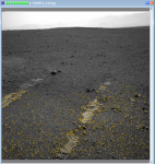 火星探査機から撮影した画像で３Ｄ地形モデリング