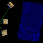 足跡を３Ｄ計測